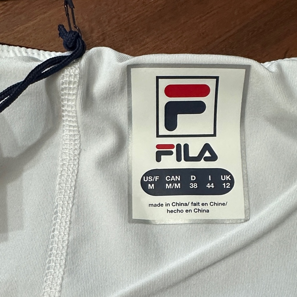 Fila Black and White Athletic Dress with Red Highlights - Picture 8 of 16